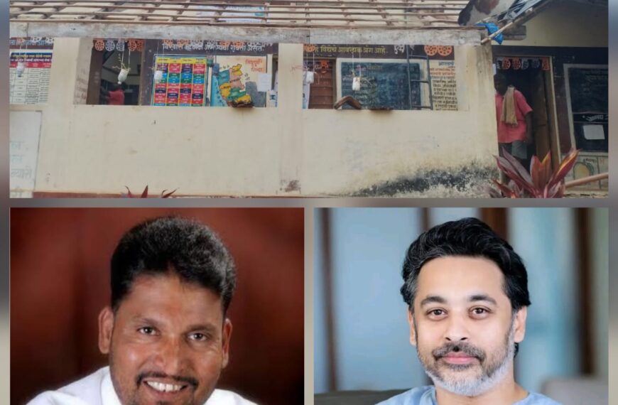 तेंडोली-गावठाणवाडी शाळेच्या दुरुस्तीचे काम युद्धपातळीवर