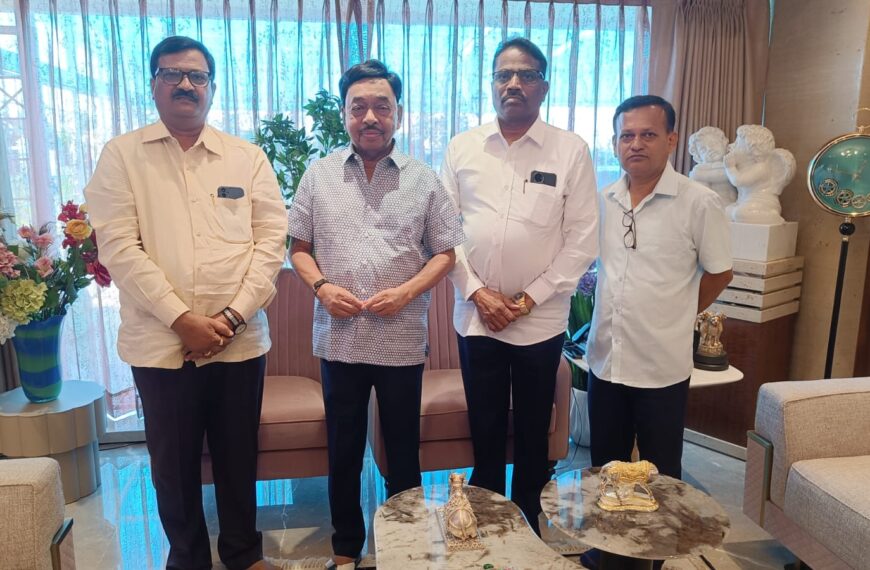 भाजपा प्रवेशानंतर सतीश सावंत पहिल्यांदाच नारायण राणेंच्या भेटीला