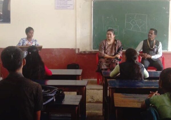 संत राऊळ महाराज कॉलेज मध्ये केंद्रीय अर्थसंकल्पावर व्याख्यान