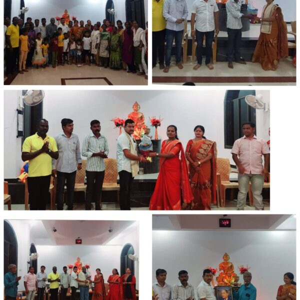 नवनिर्वाचित जि. प. सदस्या प्राची ईसवलकर व पं. स सदस्य गुरुप्रसाद शिंदे यांचा खारेपाटण बुद्धविहार येथे सत्कार