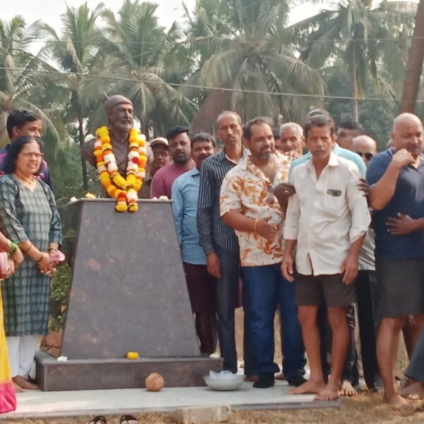 झाराप येथे एका रात्रीत नवीन शिवपुतळा बसवल्याने खळबळ