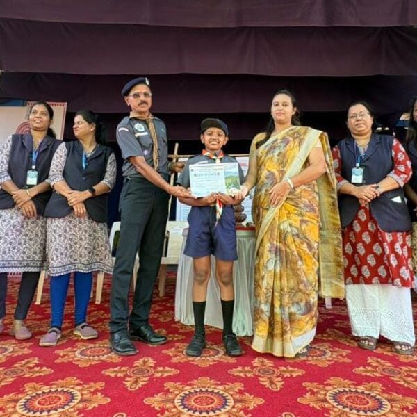 बॅ. नाथ पै सेंट्रल स्कूलमध्ये लॉर्ड बेडन पॉवेल चिंतन दिवस उत्साहात