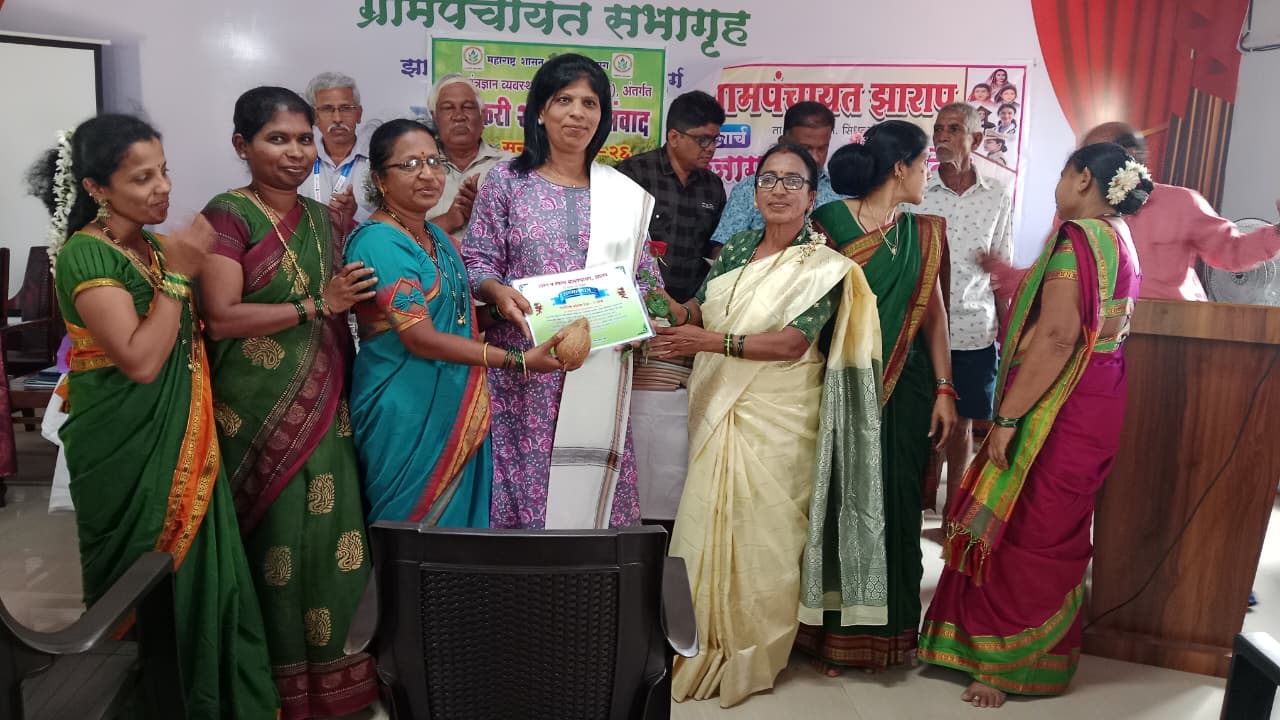 सन्मान, प्रेरणा अन्‌‍ कौतुकभरल्या वातावरणात झाराप मधे महिला&hellip;