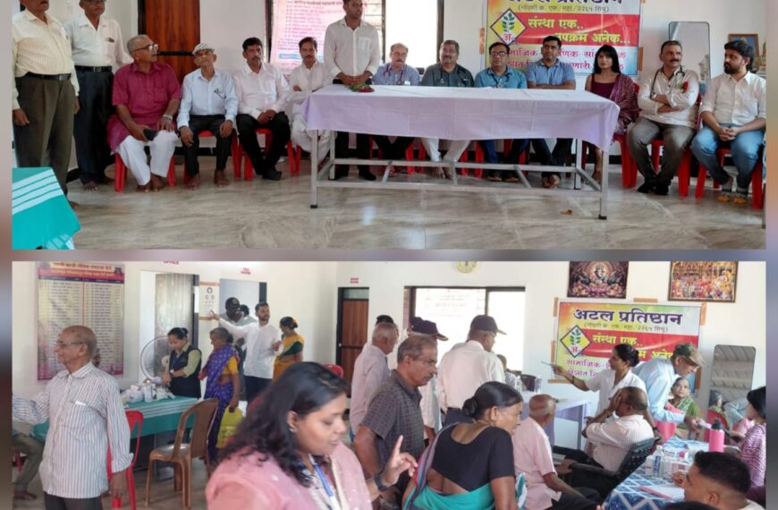 वेर्ले येथील आरोग्य शिबीराला उस्फूर्त प्रतिसाद