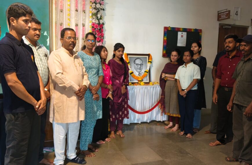 दीनदुबळ्यांना, पददलितांना विकासाच्या प्रवाहात आणणे हीच खरी डॉ. बाबासाहेबांना आदरांजली – प्रा अरुण मर्गज