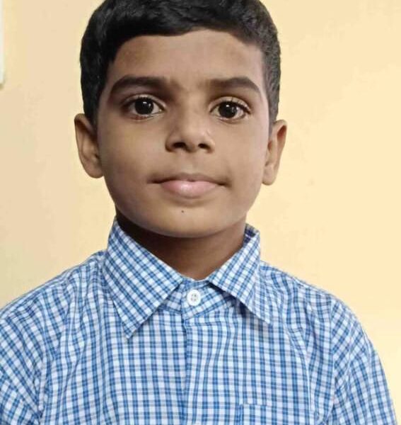 गुरुकुल प्रज्ञा शोध परीक्षेत प्रज्वल प्रसाद मसुरकर राज्यात प्रथम.