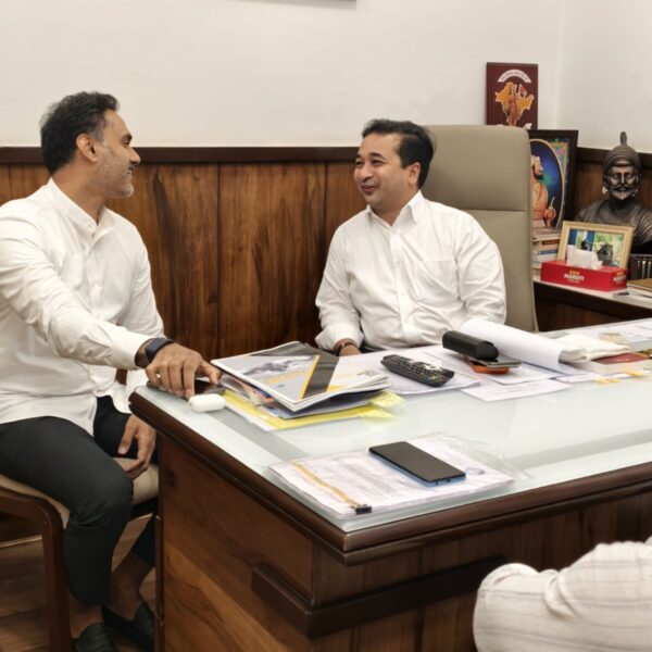 गृहराज्यमंत्री योगेश कदम यांची मंत्री नितेश राणे यांना सदिच्छा भेट; विकासकामांवर सविस्तर चर्चा