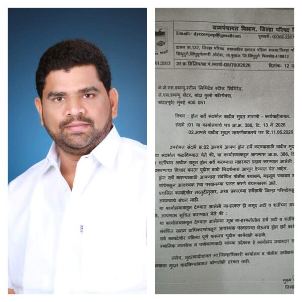 स्वतःच्या अधिकारात नसतानाही जि. प. मुख्य कार्यकारी अधिकारी यांचे मायनींगच्या ड्रोन सर्व्हेला परवानगीचे पत्र