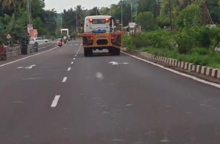 ओसरगाव टोलनाक्यावर दोन भरधाव ट्रेलर पकडले ; चालक मद्यधुंद