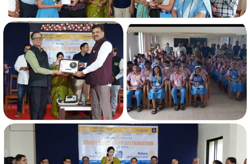 आयडियल इंग्लिश स्कूल आणि ज्यूनियर कॉलेज वरवडे मध्ये आयडियल स्टडी अँप च वितरण उत्साहात संपन्न.