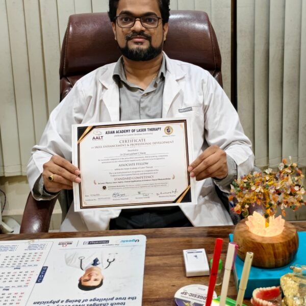 कणकवली शहरातील प्रथितयश डॉ. धैर्यशील चंद्रकांत राणे यांना फेलोशीप