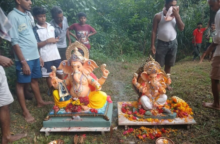 कुडाळ तालुक्यात अकरा दिवसांच्या बाप्पांना भावपूर्ण निरोप