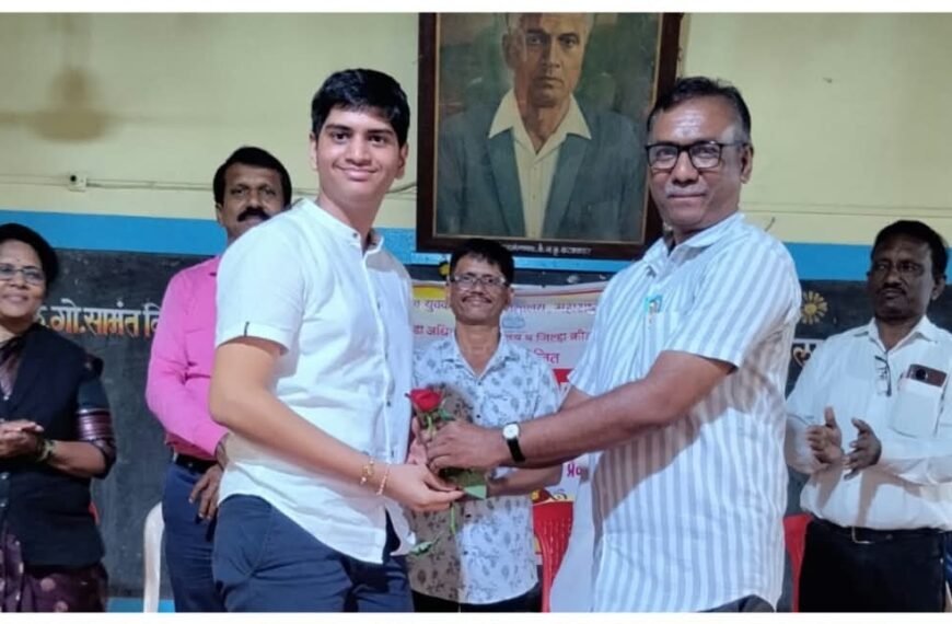 आयडियल इंग्लिश स्कूल आणि ज्युनिअर कॉलेज वरवडे च्या कु.सुश्रुत नानलची राज्यस्तरीय बुद्धिबळ स्पर्धेसाठी निवड.